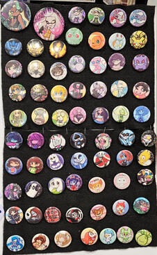 Pin-back buttons