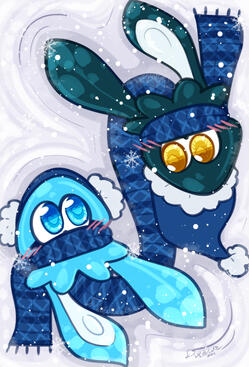 Snow Squids (hubs & me!)
